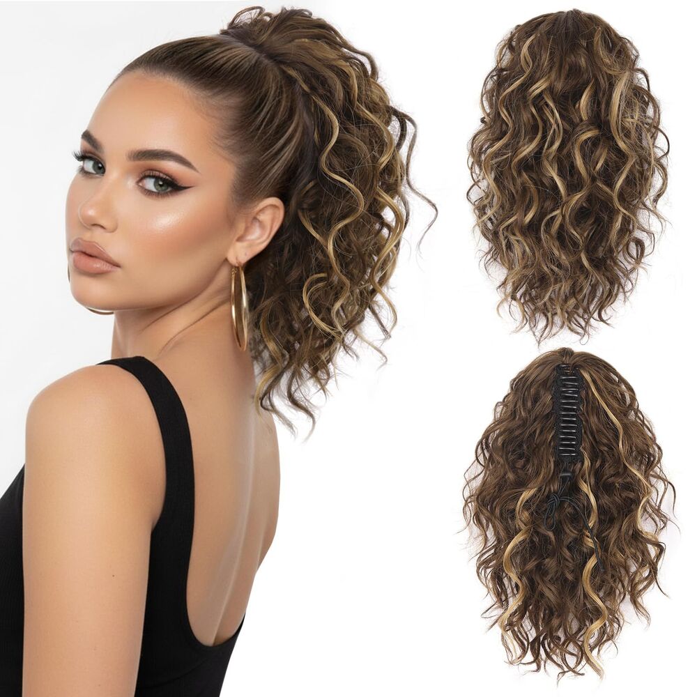 12 Inch Curly Ponytail Extension, 18A-205H005